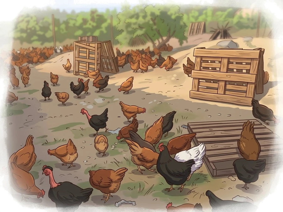 Gallinas de libre pastoreo Don Papito